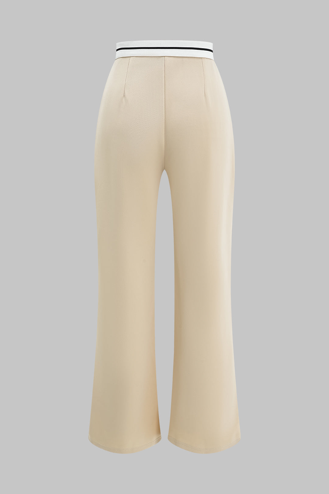 Contrast Tube Top And Trousers Set